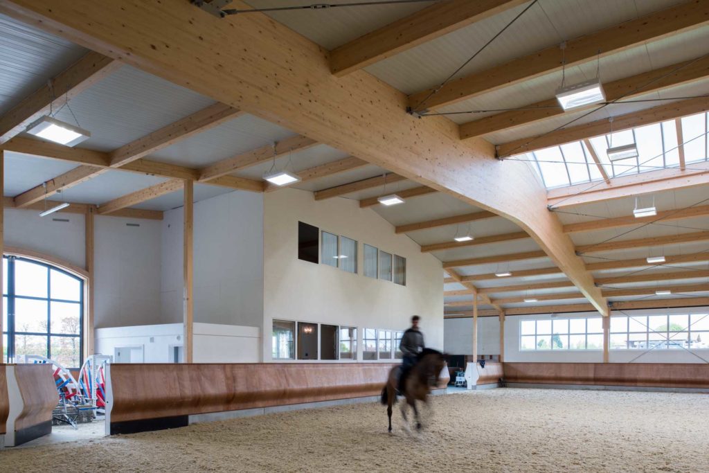 An equestrian centre with hidden technology.