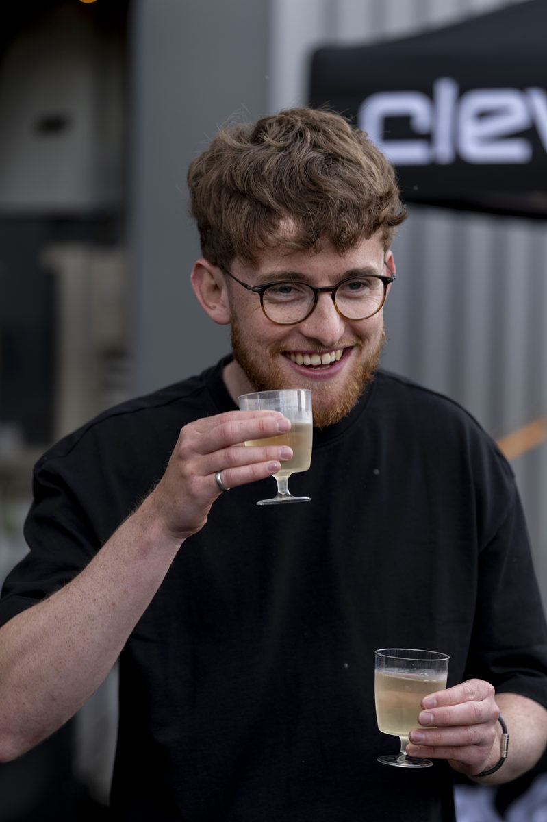 A guest enjoying a cocktail from The Reserve Cocktail Bar